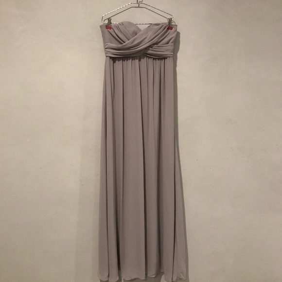 H&M gray bridesmaid dress - Picture 2 of 4